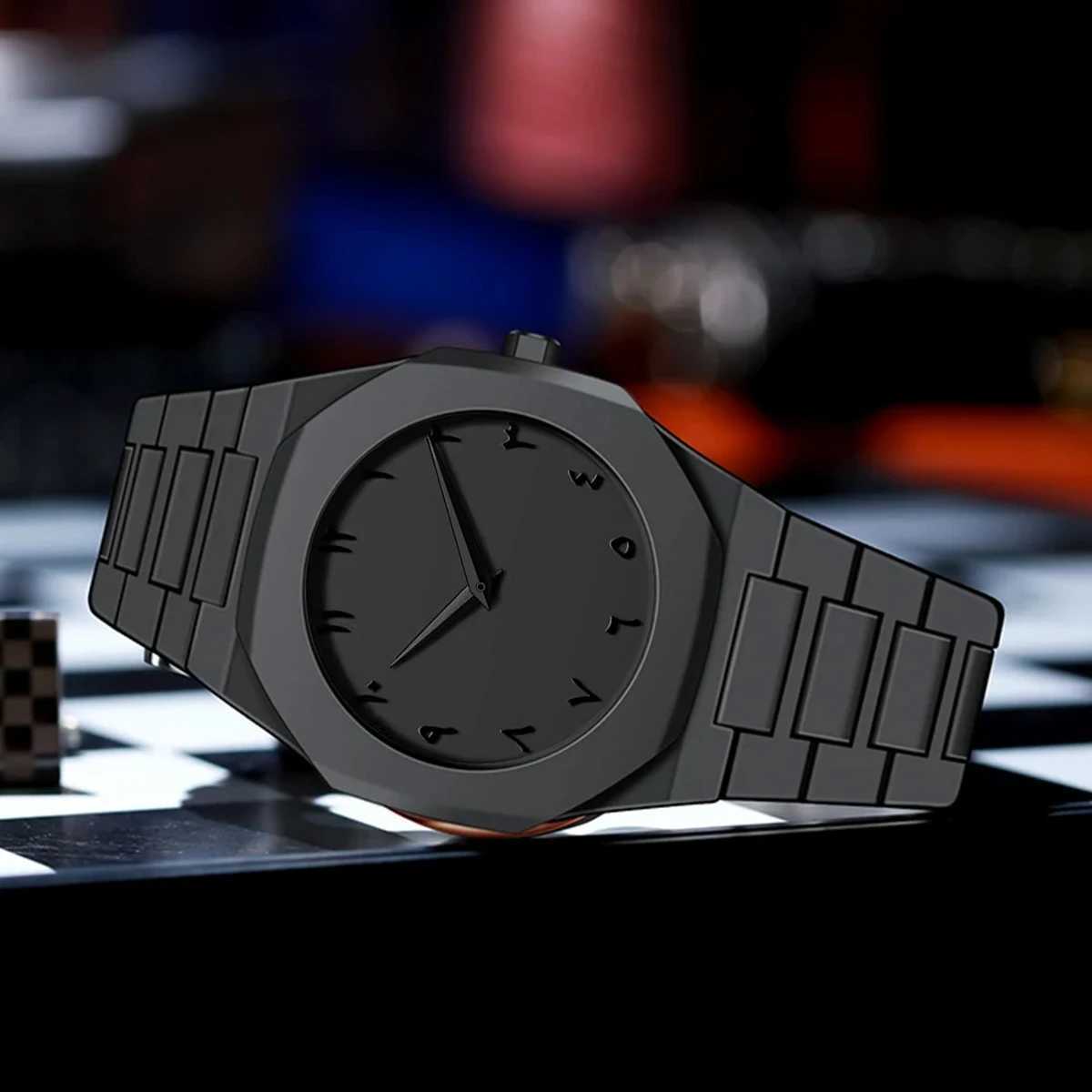 2025 New Modern Simple Creative Sports and Leisure Watch Creative Design Waterproof Quartz Movement Energy Watches Gift for Men Y250605