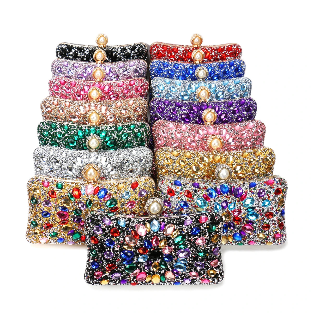 Acrylic Diamonds Evening Bags Party Wedding Clutch s n Chain Shoulder Handbags 250528