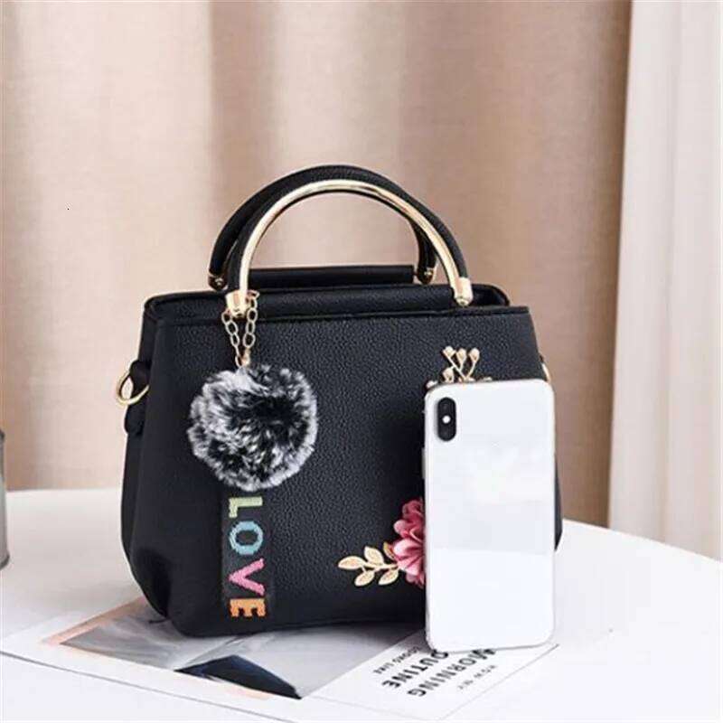 3D Flower Decor Handbag, Elegant Mini Crossbody Women's Fashion Shoulder Bag, Street Trends Tote Bag Purse