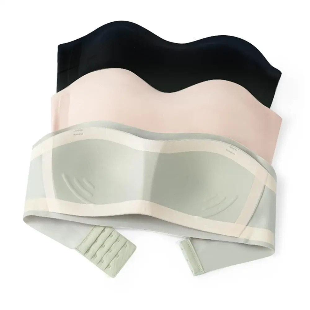 Womens Sexy Strapless Bra Push Up Wireless Bras Effective Slip-proof Seamless Invisible Bralette Without Straps Lingerie 250530