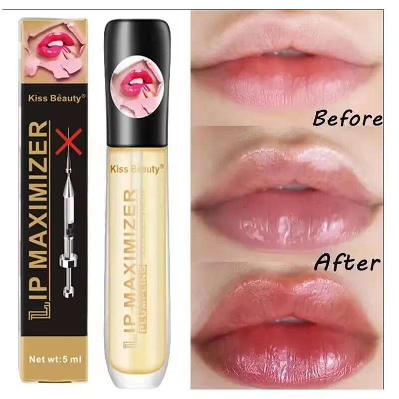 Fast Volumising Plumper Serum Sexy Oil Gloss Increase Elasticity Reduce Fine Lines Brighten Moisturizing Lip Care free shipping