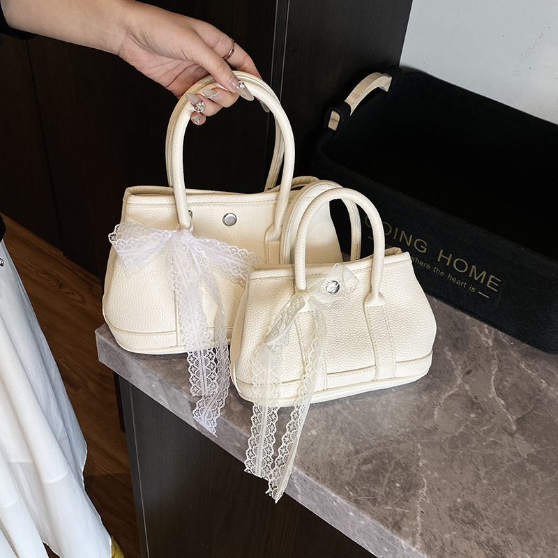 designer Korean Handheld Bucket Bag for Women 2025 New Trend High-end Fashion Small Tote Bag Popular Shoulder Crossbody Bag