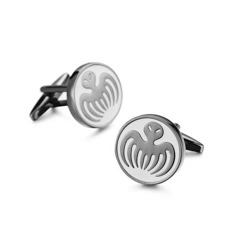 Classic Mens French Shirt Cufflinks High-end Rope Freemason Octopus Flag Cuff Button Business Suit Accessories Jewelry Gifts W250606