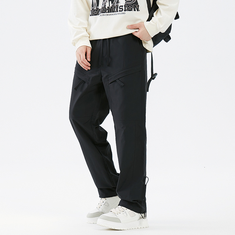 Ddmyoutdoor Outdoor Hiking Soft Shell Waterproof Assault Men S Loose Casual Sports Running Large Pocket Multi Bag Pants Jackets