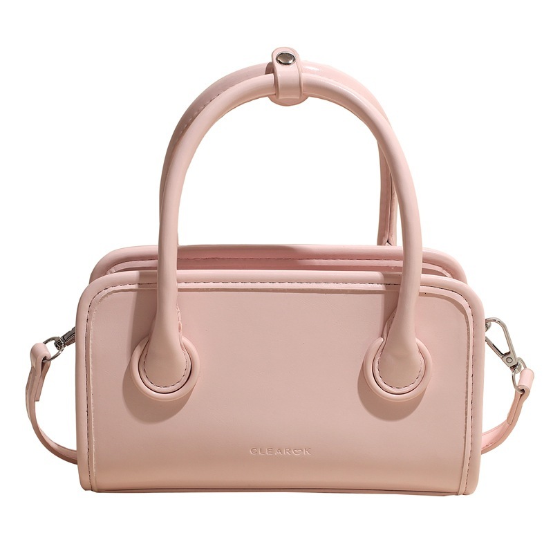 designer Korean Style Niche Design Retro High-Quality Texture New Single Shoulder Bag for Women Commuting Versatile Large Capacity Boston Bag