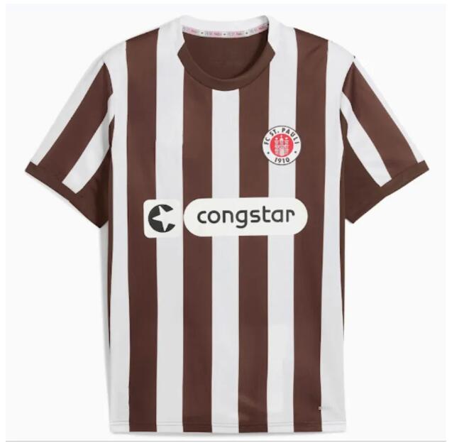 4XL 25 26 ST Pauli SOCCER JERSEYS HOME AWAY ST.Pauli BECKER 20 IRVINE 7 AFOLAYAN 17 HARTEL 30 SMITH 8 PAQARADA 23 MEDIC 18 JERSEY FOOTBALL SHIRTS WHITE BLACK