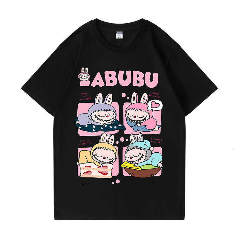 2025 new model labubu fashion T-shirt, for both men and women, comfortable and breathable, the top choice for summer