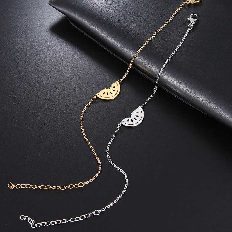 DOTIFI Stainless Steel Bracelet For Women Gold Color Watermelon Pulseira Feminina Lovers Engagement Jewelry W250606