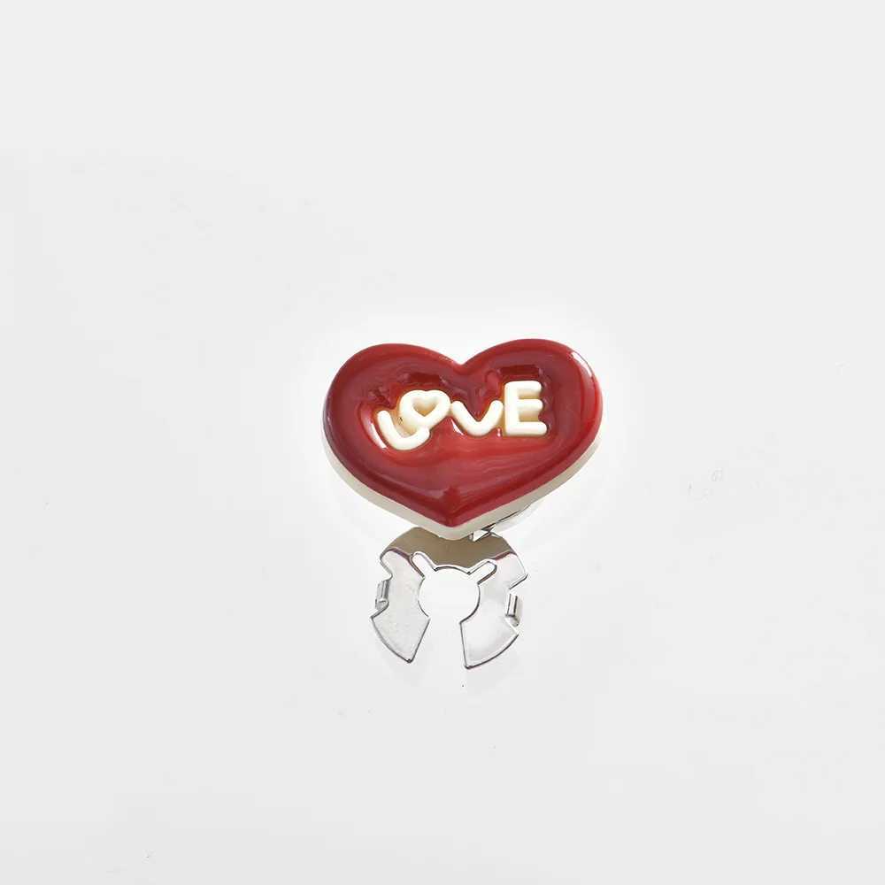 1PCS Cartoon Heart Butterfly Flower Cufflinks for Women Shirt Decorative Button Cover Animal Fashion Clothing Accessories W250606