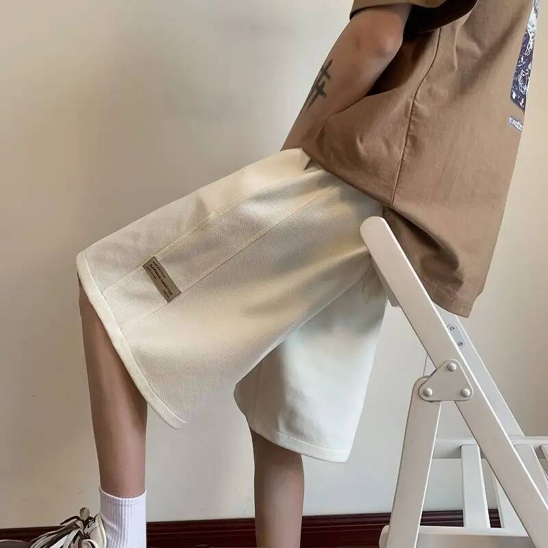 Ddmyoutdoor Korean Summer Men S Running Gym Wear Fiess Workout Sport Pants Tennis Basketball Soccer Training Waffle Shorts Jogging Suit