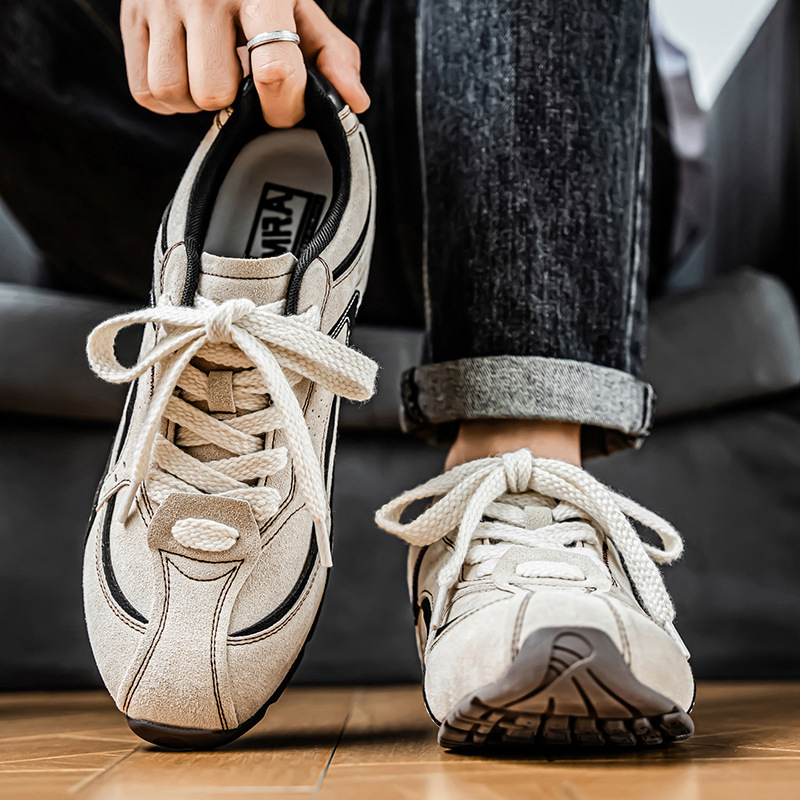 2025 Spring New Designer casual shoes German Training Versatile Flat White Agan Lightweight Sports Casual Men's Shoes