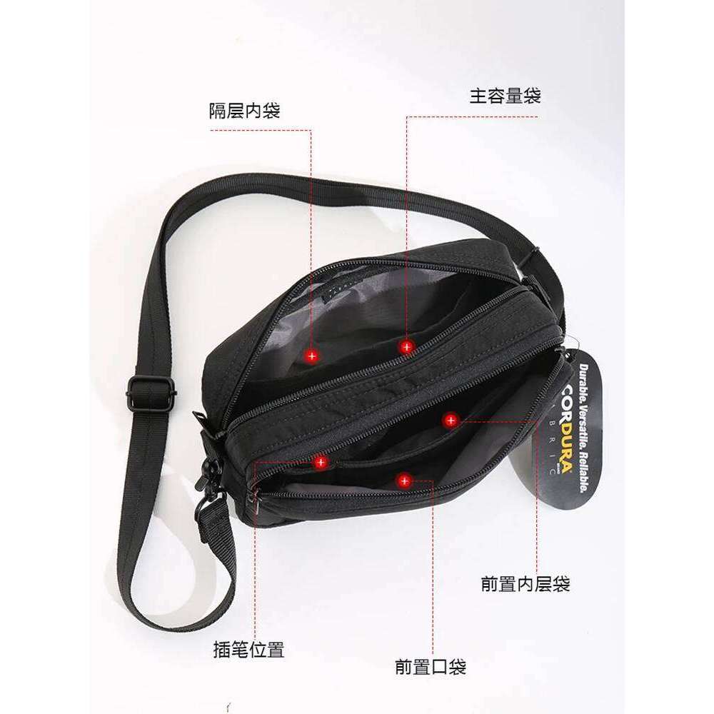 Japanese Style Nylon Cloth Single Shoulder Casual Crossbody Bags For Bag Men Handbag