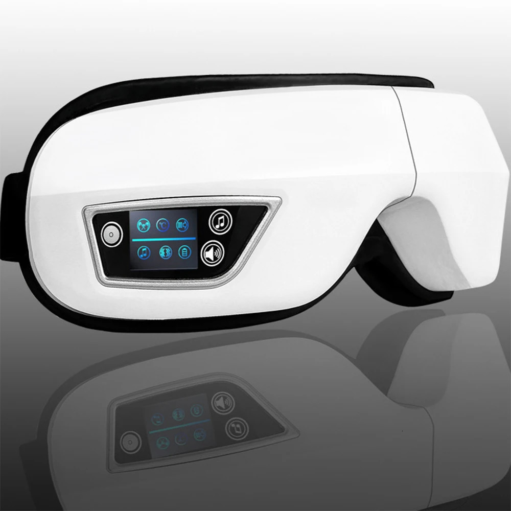 6D Smart Vibration Eye Massager Airbag Compress Eye Care Instrument Bluetooth Music Eye Massage Sleep Mask Eye Relax Fatigue 250603