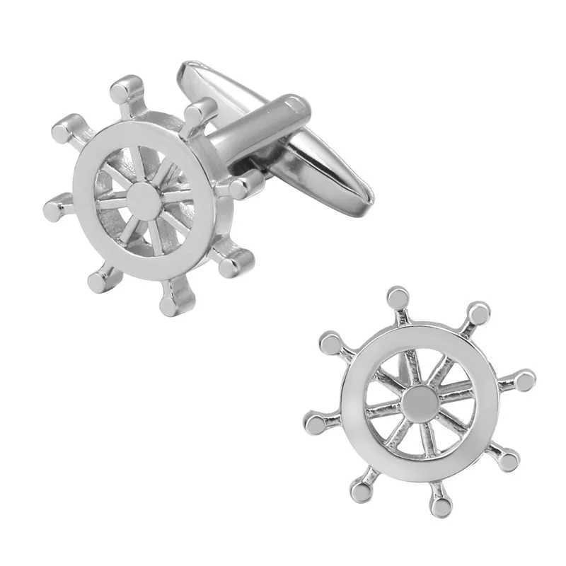 High quality bus airplane bicycle motorcycle cufflinks mens French shirt badges ship anchor cufflinks factory direct wholesale W250606