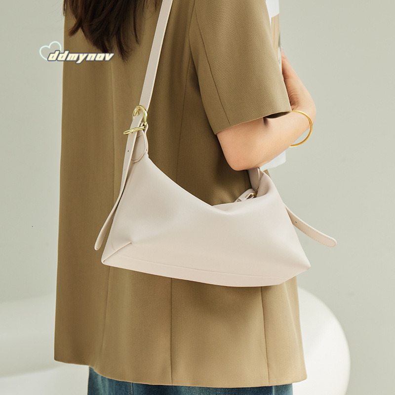 Nalandu Underarm for Women 2025 New Summer Niche High-end Baguette Single Shoulder Genuine Leather Women's Bag ddmynov