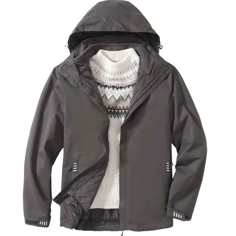 Ddmyoutdoor Autumn Winter Rush Coat Print Men Women S Couple Three In One Warm And Cold Resistant Clothing Jackets