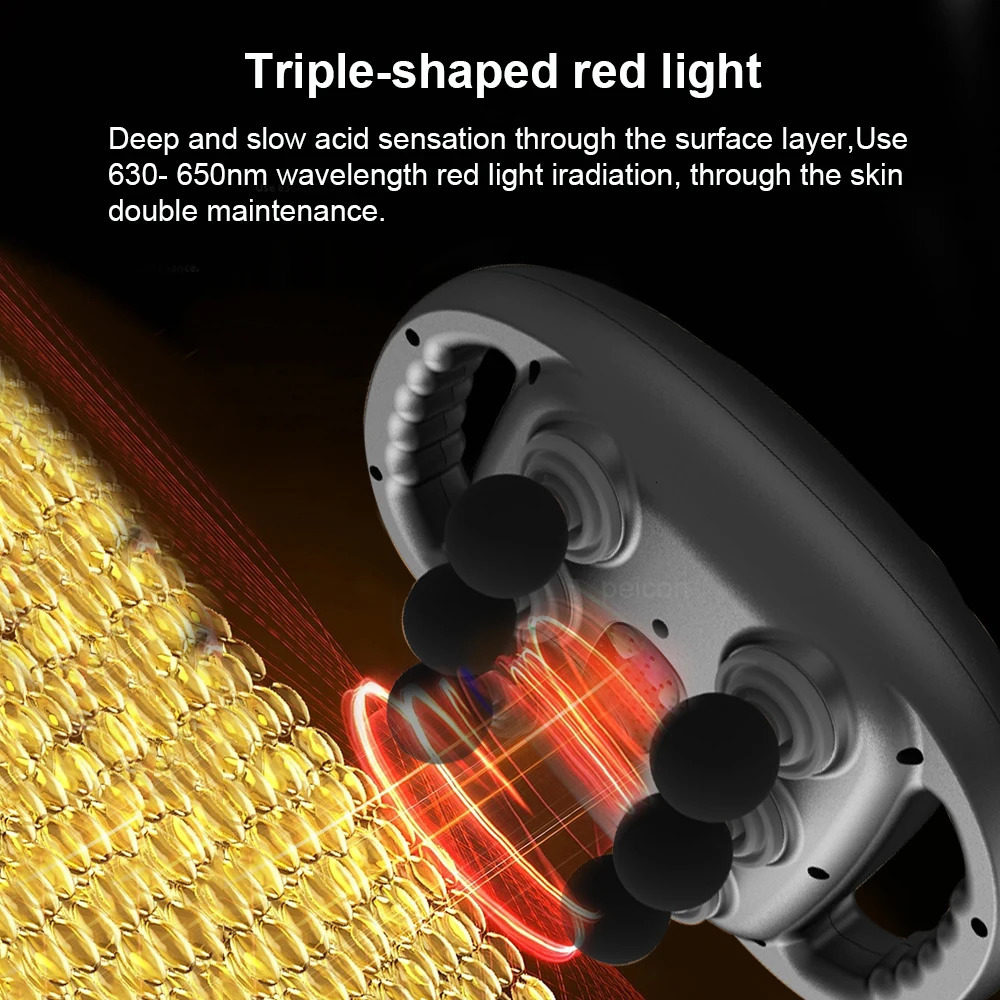 Fascia Gun Muscle Massager Gun High Frequency Back Waist Massage Machine Six-head Body Shoulder Professional Fascia Massage Gun 250605