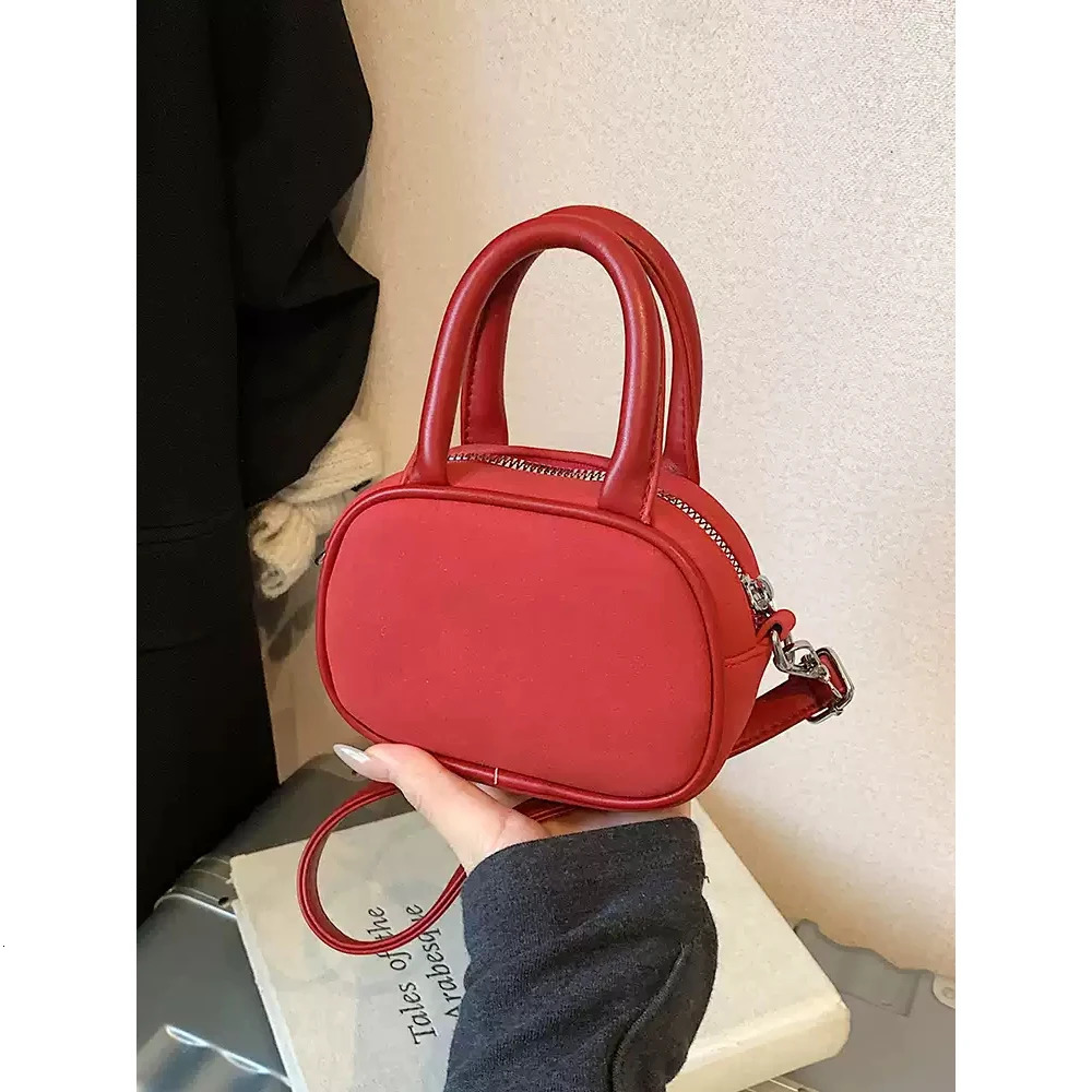 Mini Bag for Women Female Fashion Frosted PU Solid Color Crossbody Bags Autumn Winter Lipstick Daily Commute Handbags 250605