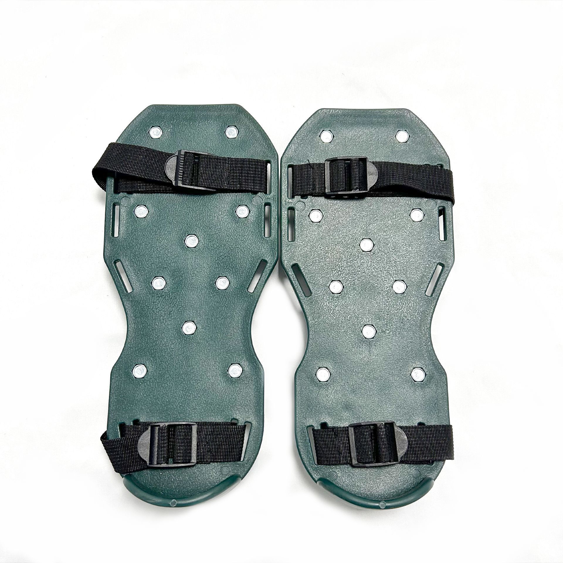 Garden Soil Spike Lawn Iation Loosening Shoes Self-Leveling Epoxy Tool