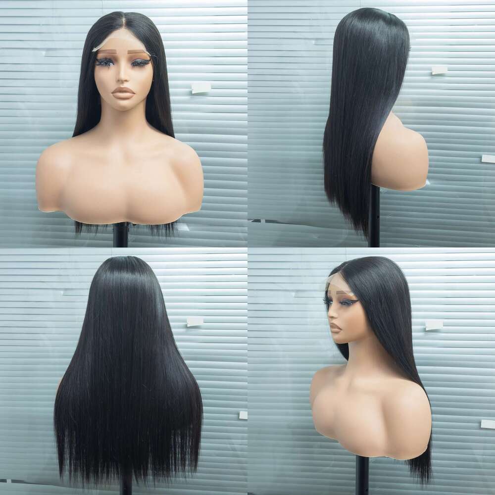 5x5 HD Closure Long Human Hair 300% High Density Lace 20" Vieamese Bone Straight Bob Wigs