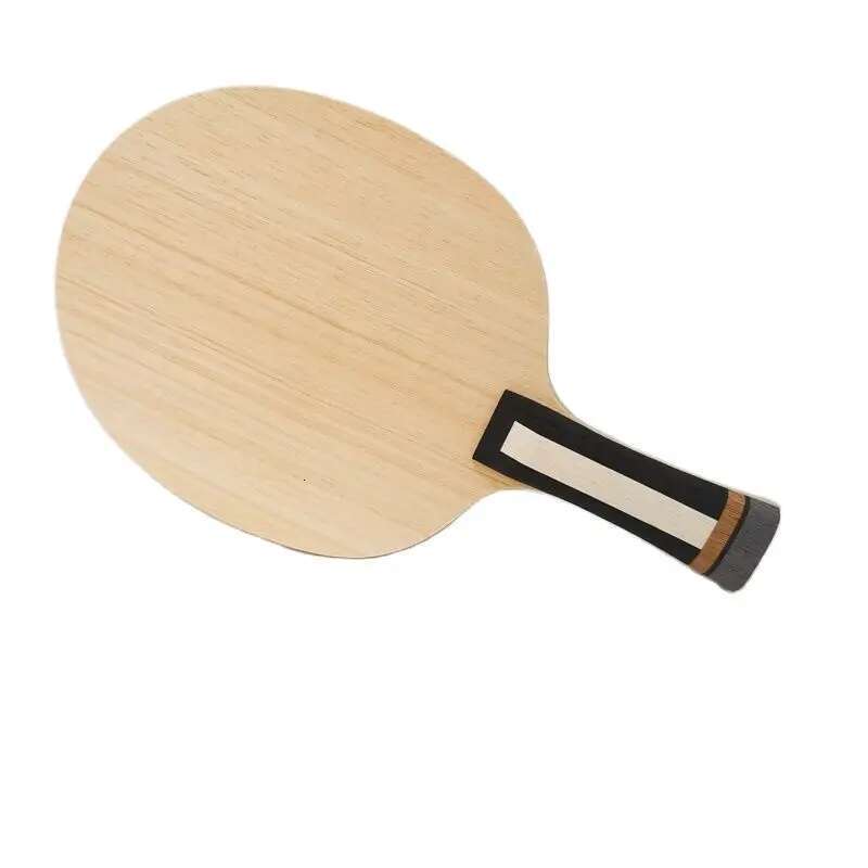 CNF-White Carbon Table Tennis Racket cellulose nanofiber, FL Handle or ST Handle, PingPong Blade, Fast Attack, High Elasticity