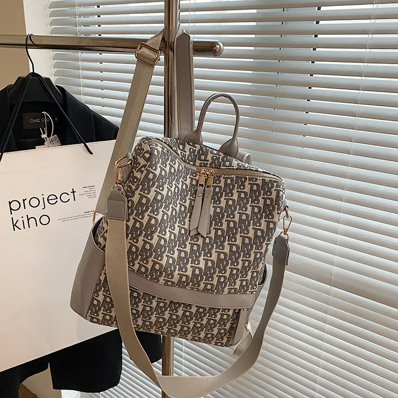 Designer Shoulder Bag Bag Luxury Bag Women S Multi Purpose Shoulder Backpack Style American Retro Trendy Large Capacity Simple And With A Sense Of Nic