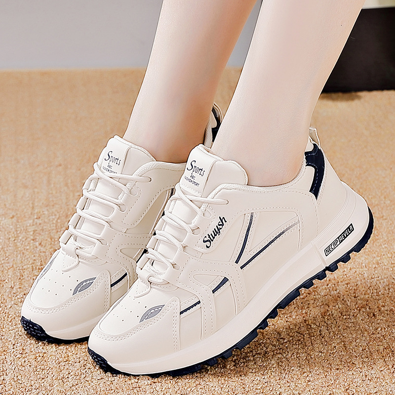 Plus New Spring Agan Women Fashion Thick Sole Sneakers Ladies Non Casual Shoes Slip Shoes Size Ddmysaturn