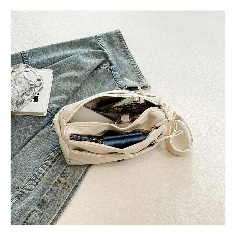 Versatile Crossbody Bag Simple Shoulder Bag Style Summer Leisure Single-shoulder Bag Female Tourist Womens Bag 250530