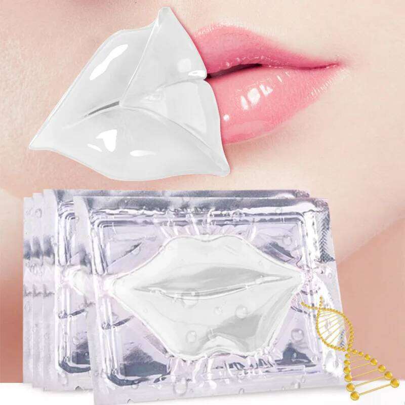 50pcs Collagen Mask Moisturizing Firming Nourishing Beauty lips Labial Moisturizer Lip Patches Gel Pads Skin Care free shipping
