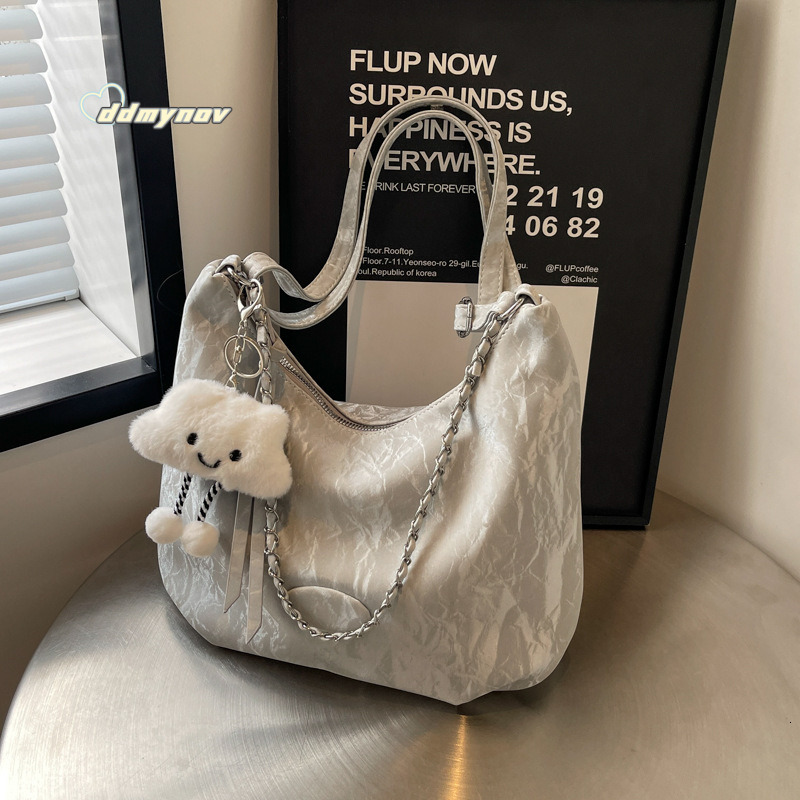 Casual Student Soft Large Capacity for Women 2025 New Summer Commuter Fashion Single Shoulder Crossbody Bag ddmynov