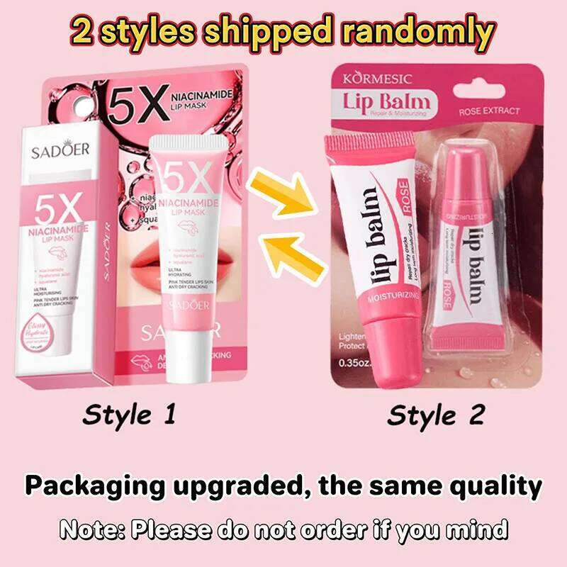 free shipping Remove Dark Lip Balm Lightening Melanin Mask Gloss Exfoliating Lip Pink Treatment Reduce Lip Lines Improve Dryness Moisturizing