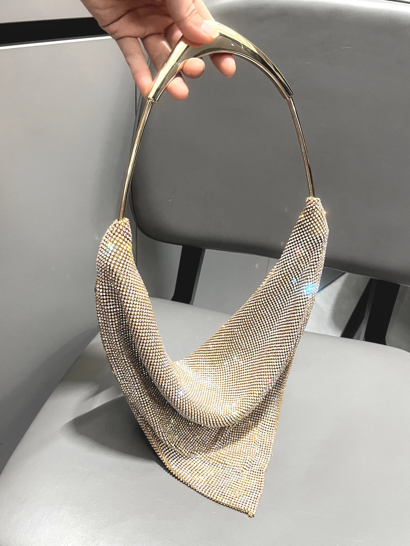 Shining s Evening Clutch Bag for Parties Handmade Purses and handbag 250528