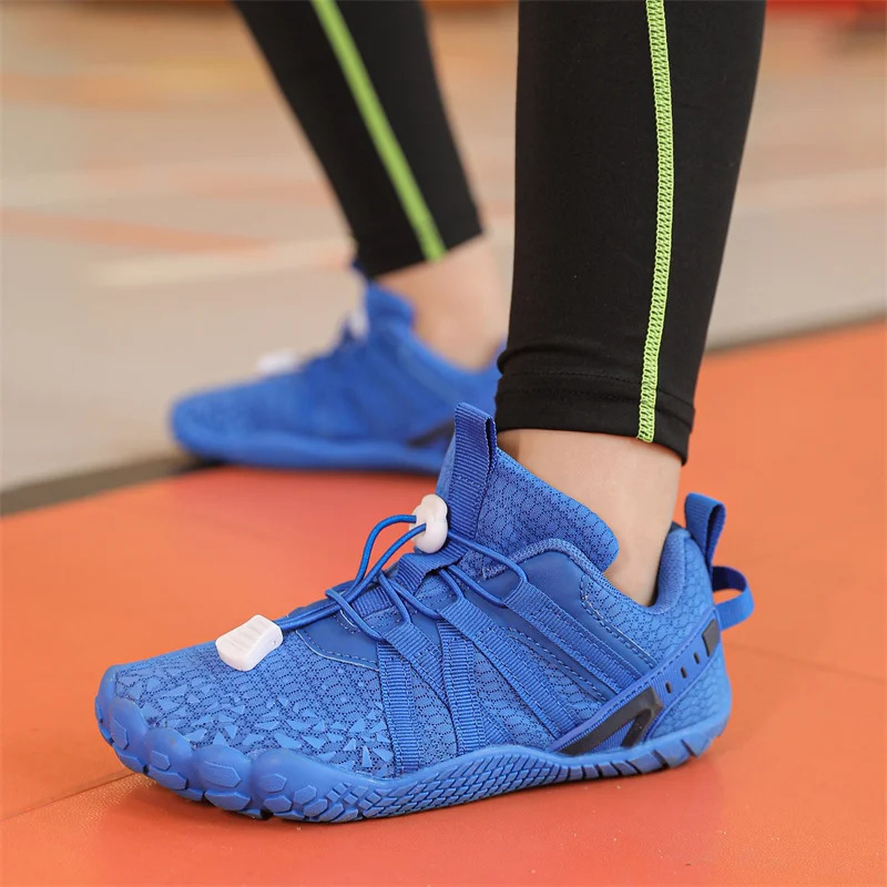 Kids Upstream Hiking Aqua Shoes Five Fingers Barefoot Beach Water Shoes Children Sneakers Swimming Non-slip Walking Camping 250604