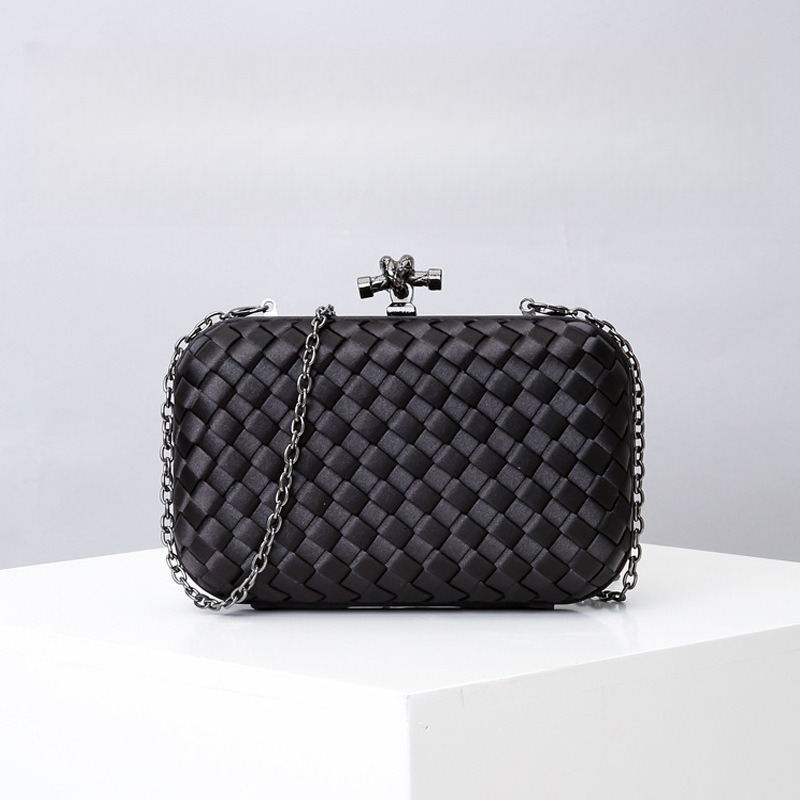 Top quality Brand High Quality New Style Cross-border New Women's Bag and Woven Ladies Clutch Crossbody Simple Evening Bag Small Bag New Free Del