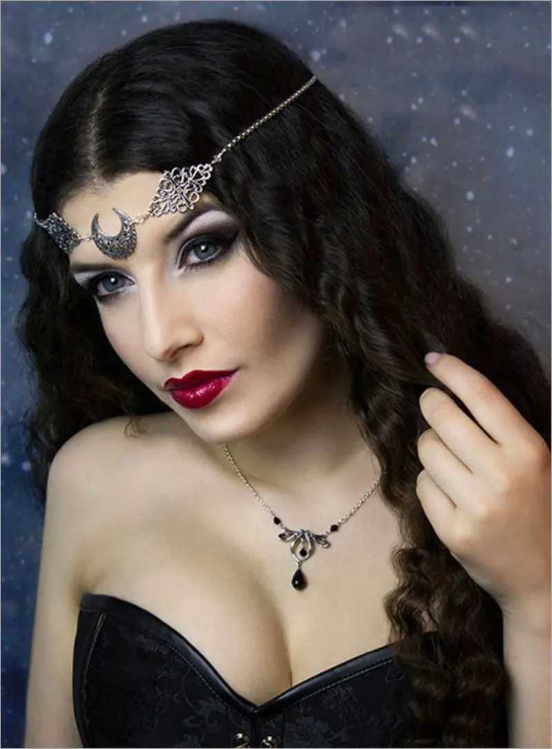 Bohemian Fashion Vintage Head Chain Forehead Headband Women Rhinestone FringeHead Tiara Bridal Wedding Hair Accessories Jewelry Z250605