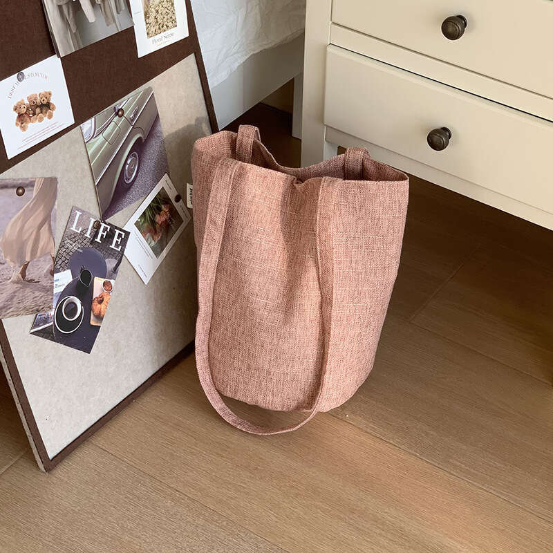 for Women New Single Shoulder Bucket Velvet Material Versatile Texture Casual Commuter Handbag Tote Large Capacity Crossbody Bag