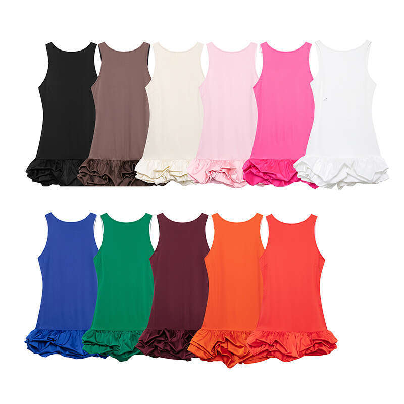 Mini Party Dress Women's Layered Short Skirt Slim Fit Decorated Pool Long Sleeve Style B5