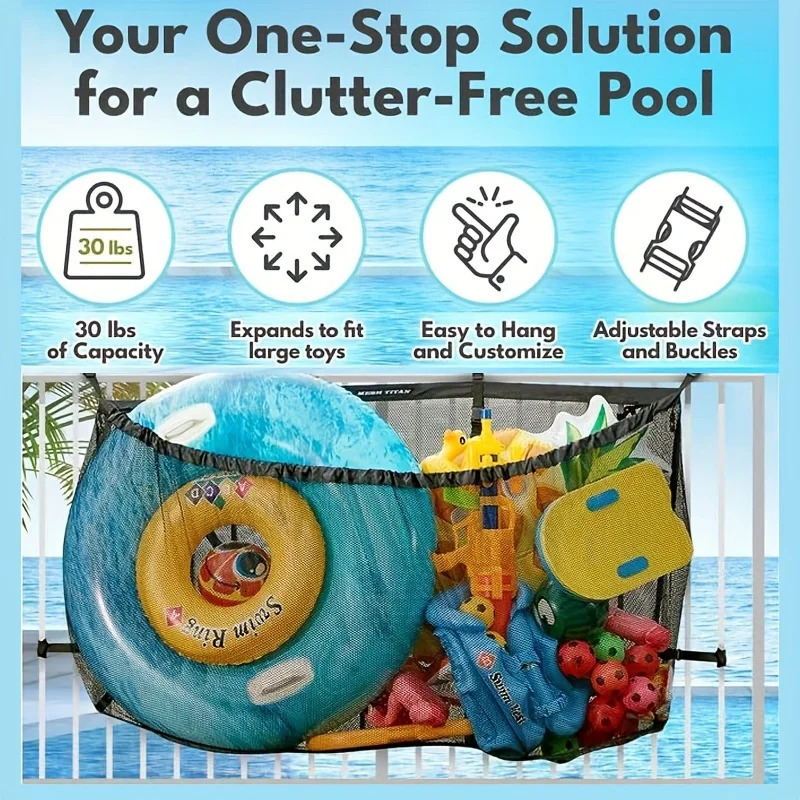 Children Sand Away Portable Mesh Bag Kids Toys Storage Bags Swimming Large Beach for Towels Women Cosmetic Makeup Bag 250605