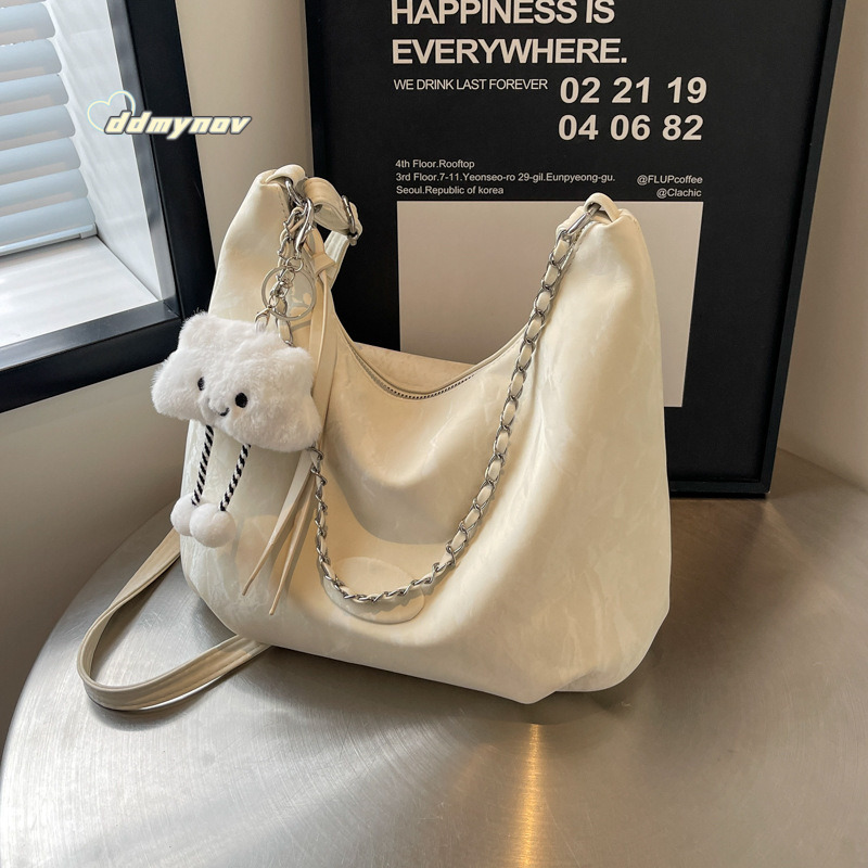 Casual Student Soft Large Capacity for Women 2025 New Summer Commuter Fashion Single Shoulder Crossbody Bag ddmynov