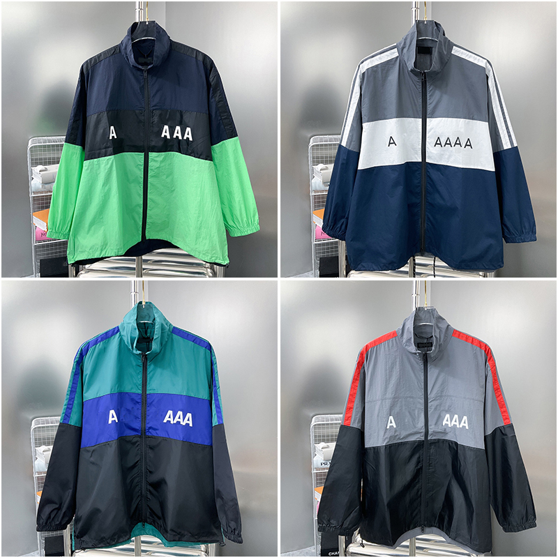 luxury Jacket Men'S Spring Autumn Windrunner Jacket Thin Zipper Designer Jacket Men Sports Windbreaker Outdoor Casual Coat Brand Women Hiking Hooded Coat Fashion 25