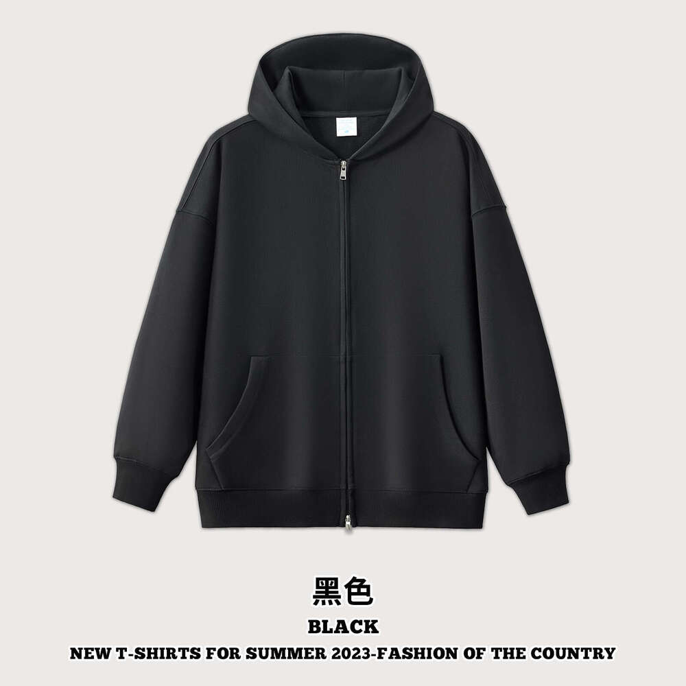 Rs Men's Fashion|Autumn Winter New 400G Terry Sweatshirt Dopamine Series Solid Color Fog Unisex Set B5