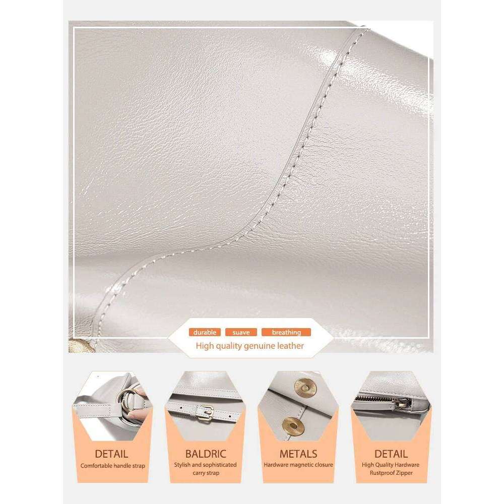 Zency Soft Genuine Leather Hobo Bag Simple Fashion Tassel Handbag Women Large Crossbody Shoulder Bags For Commuter Shopper