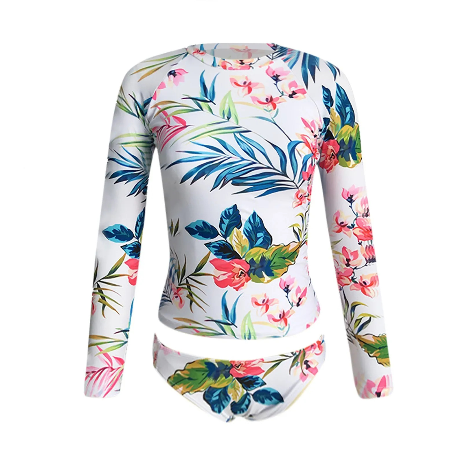 Long Sleeve Bathing Suits For Womens Bikini Set Summer Beach Wear Swimsuit Vacation Push Up Brazilian Bikinis 250530