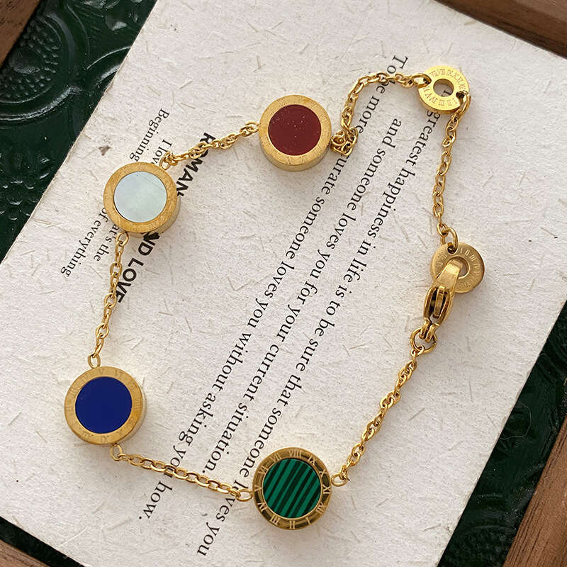 Four-Color Shell Bracelet 2023 New Fashion Minimalist Personality Ins Niche Design Non-Fading Jewelry