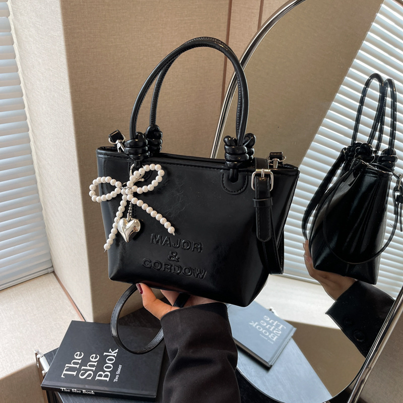 designer Korean Style Women's Bag High-end Exquisite Handbag 2025 Summer New Silver Crossbody Bag Basket Bag