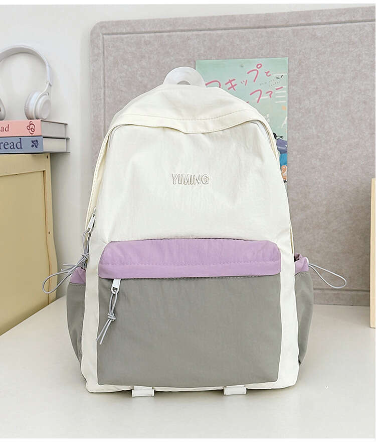 2025 New Simple Korean Large Capacity College Style Casual Student Travel Backpack