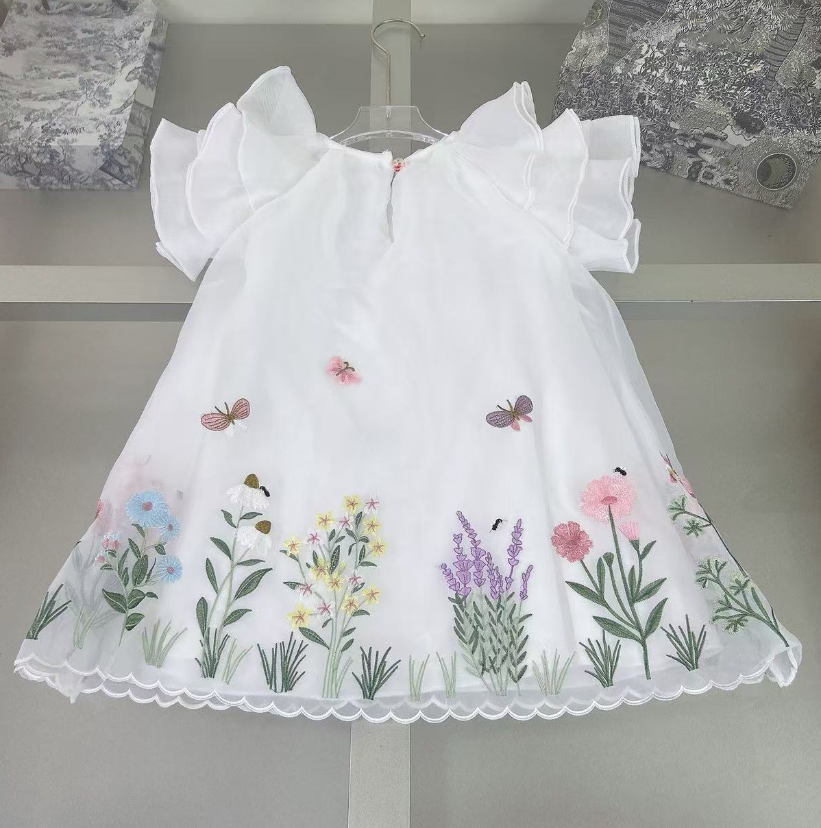 new Designer Fashion Baby Girl dress summer Children beautiful dress girl skirt Children's clothing kids