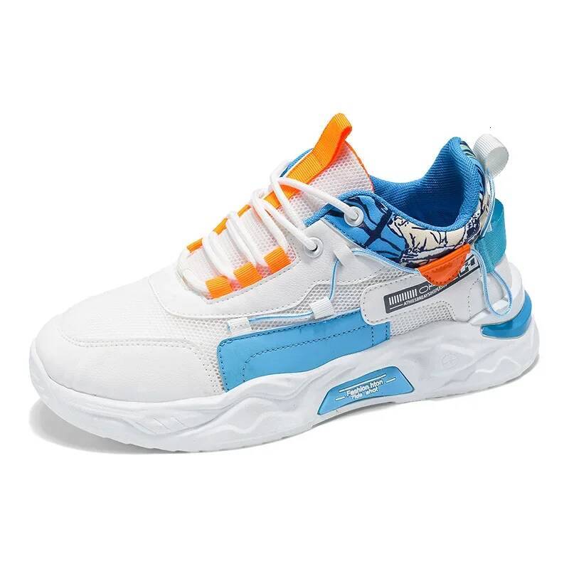 Ddmyoutdoor Men S Sneakers Autumn Mesh Casual Breathable Fashion Comfort Lace Up Thick Sole Suitable Running Shoes Zapatillas De Hombre Outdoor Shoes