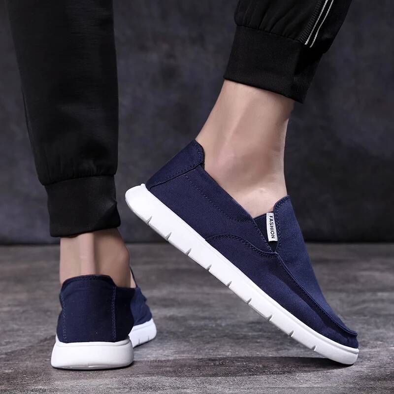Ddmyoutdoor Spring Men S New Canvas Breathable Sports Lazy Soft Bottom Walking Comfortable Casual Cloth Shoes Tenis Masculino Outdoor Shoes
