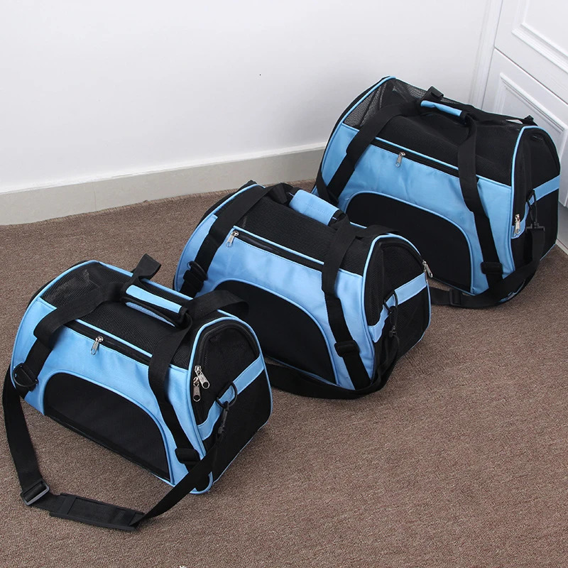 Portable Dog Cat Bag Pet Puppy Travel Bags Foldable Cats Handbag Travel Pet Bag Transport Bag 250603